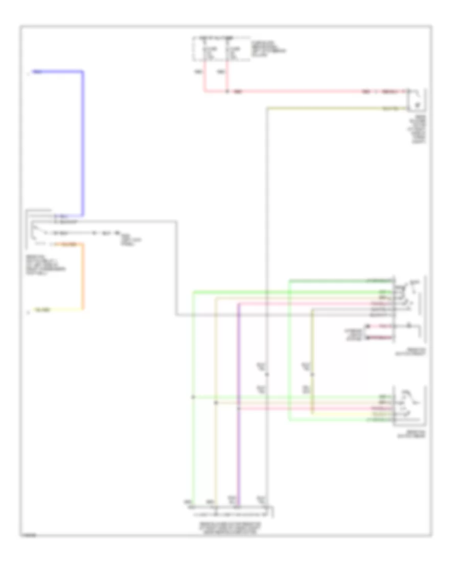Manual AC Wiring Diagram (2 of 2) for Nissan Quest GLE 2001