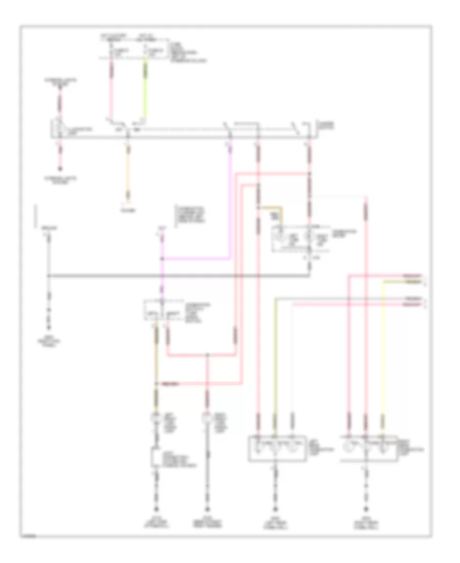Exterior Lamps Wiring Diagram 1 of 2 for Nissan Quest GLE 2001