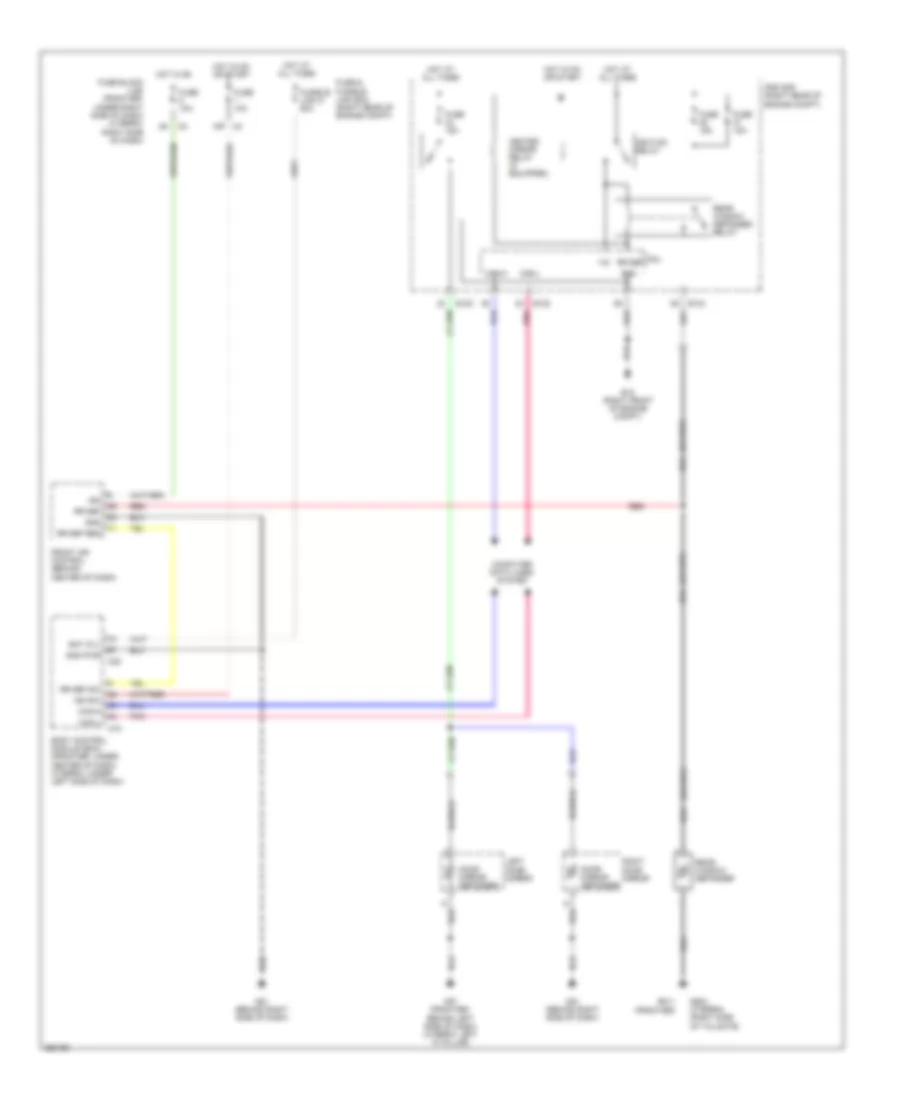 Defoggers Wiring Diagram for Nissan Xterra SE 2007