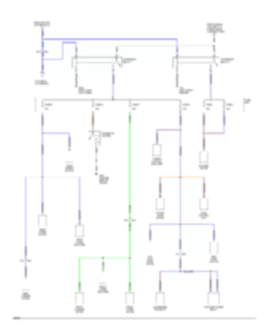 Power Distribution Wiring Diagram 4 of 6 for Nissan 240SX 1993
