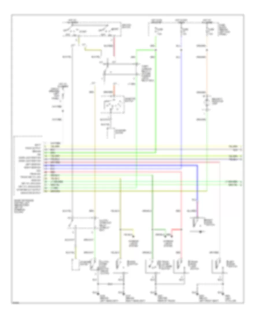 Anti theft Wiring Diagram 1 of 2 for Nissan 240SX LE 1997