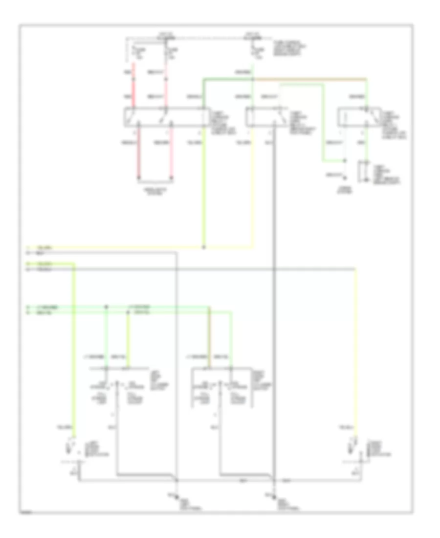 Anti theft Wiring Diagram 2 of 2 for Nissan 240SX LE 1997
