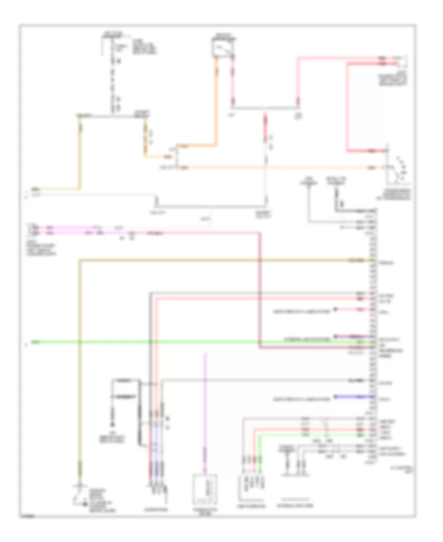 Bose Radio Wiring Diagram, Coupe with Navigation (3 of 3) for Nissan Altima SR 2012