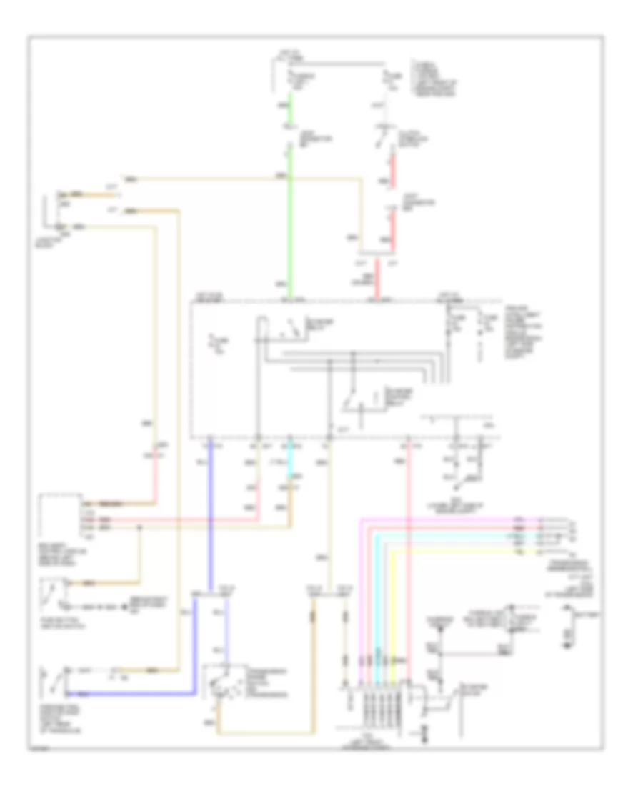 Starting Wiring Diagram for Nissan Altima SR 2012