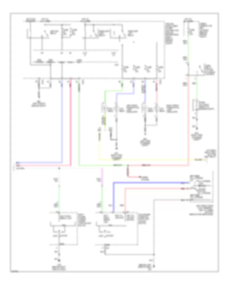 Forced Entry Wiring Diagram 2 of 2 for Nissan Armada SE 2010