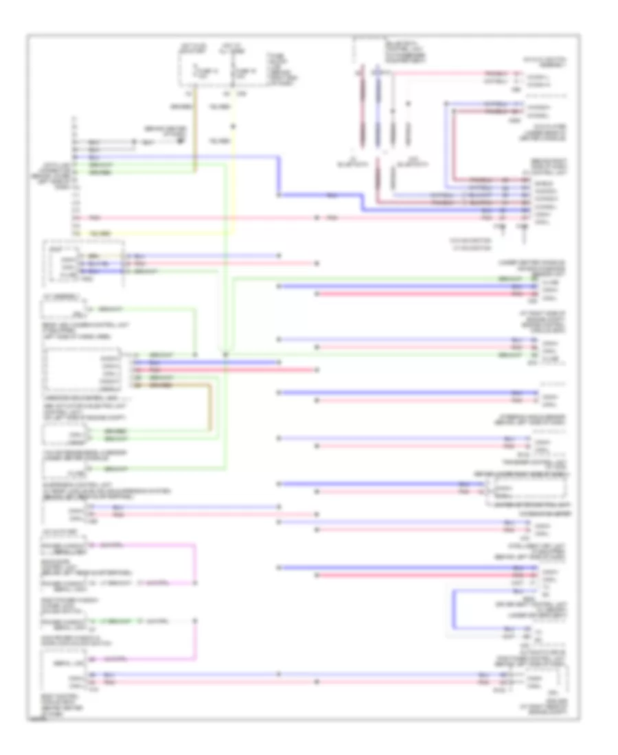Computer Data Lines Wiring Diagram for Nissan Armada SE 2010