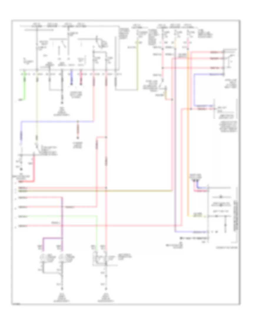 Exterior Lamps  Trailer Connector Wiring Diagram 2 of 2 for Nissan Armada SE 2010