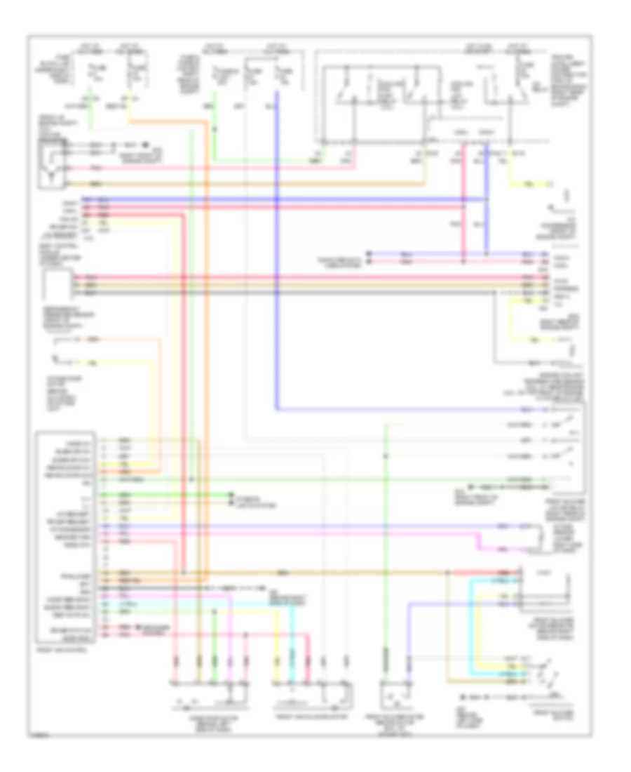 Manual AC Wiring Diagram for Nissan Frontier XE 2005