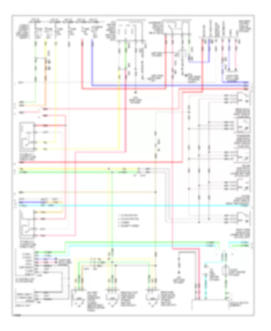 Automatic AC Wiring Diagram (3 of 4) for Nissan Pathfinder SL Hybrid 2014