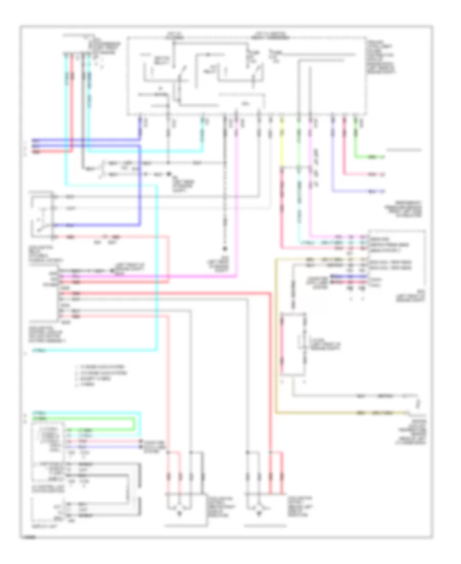 Automatic AC Wiring Diagram (4 of 4) for Nissan Pathfinder SL Hybrid 2014
