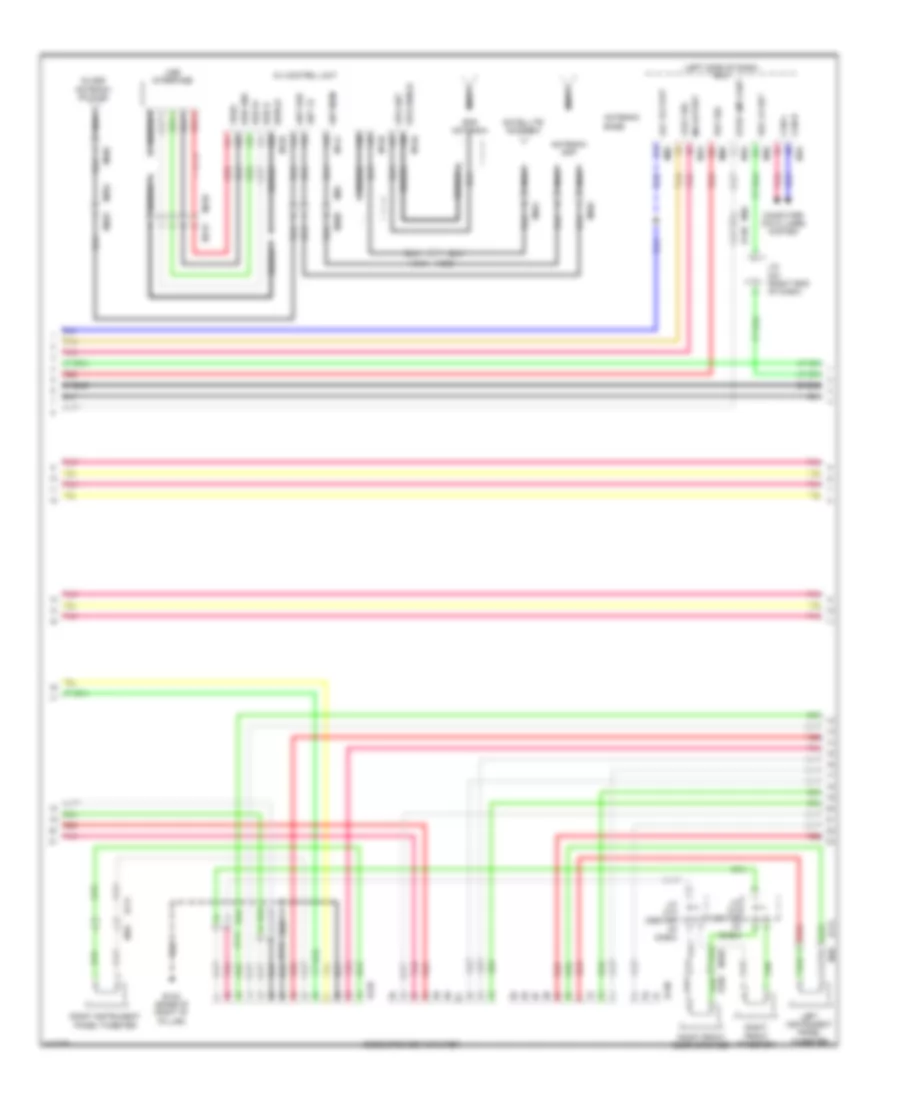Navigation Wiring Diagram, Hybrid (4 of 10) for Nissan Pathfinder SL Hybrid 2014