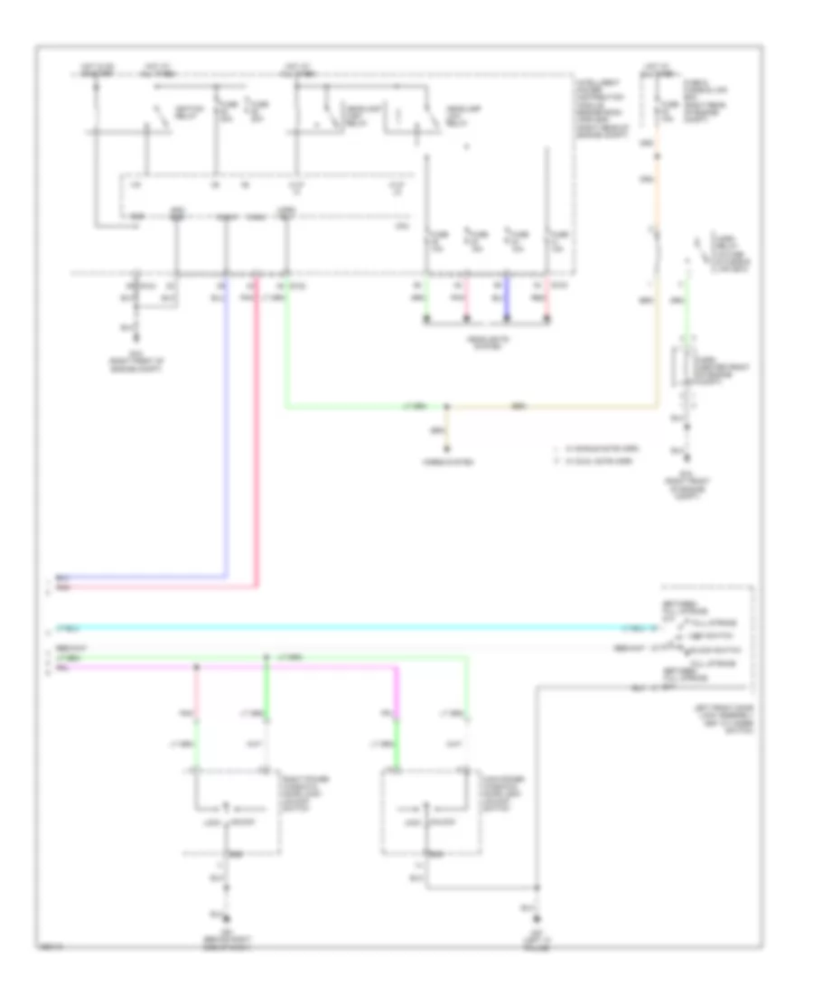 Forced Entry Wiring Diagram (2 of 2) for Nissan Xterra X 2007