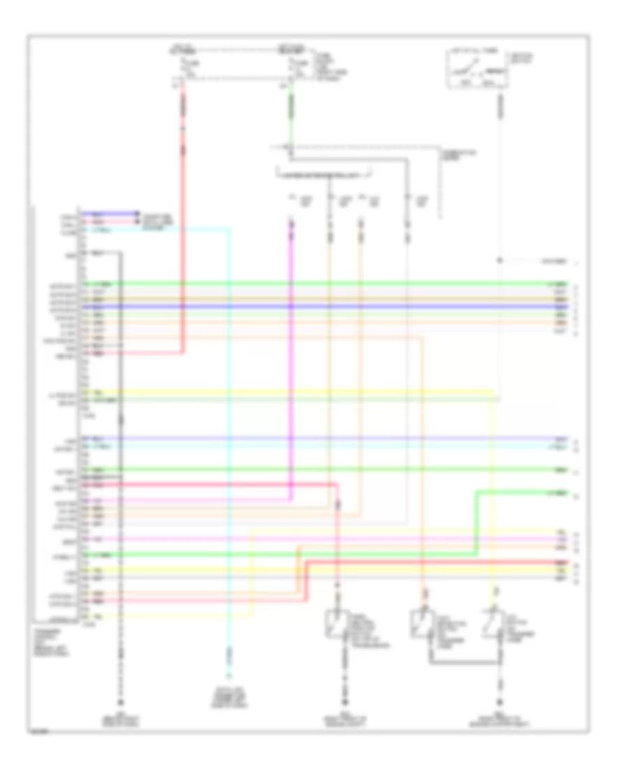 4WD Wiring Diagram, MT (1 of 2) for Nissan Xterra X 2007