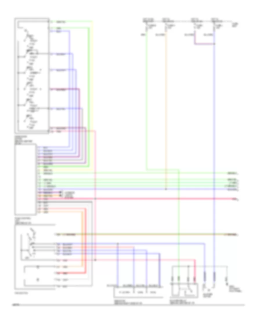 A C Wiring Diagram 1 of 2 for Nissan 240SX SE 1993