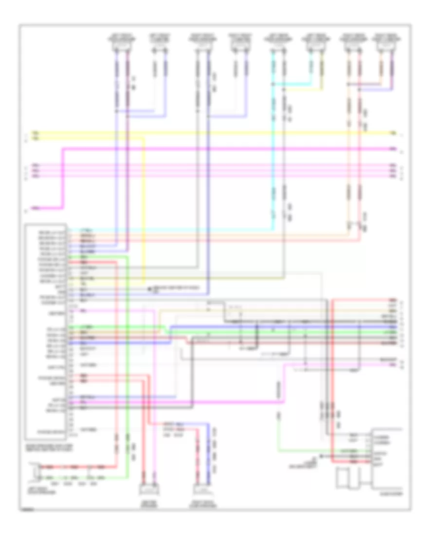 Bose Radio Wiring Diagram without Navigation 2 of 5 for Nissan Armada Platinum 2013