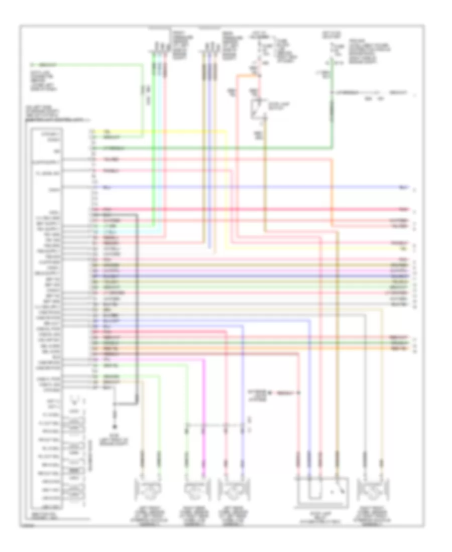 Anti lock Brakes Wiring Diagram 1 of 2 for Nissan Armada Platinum 2012