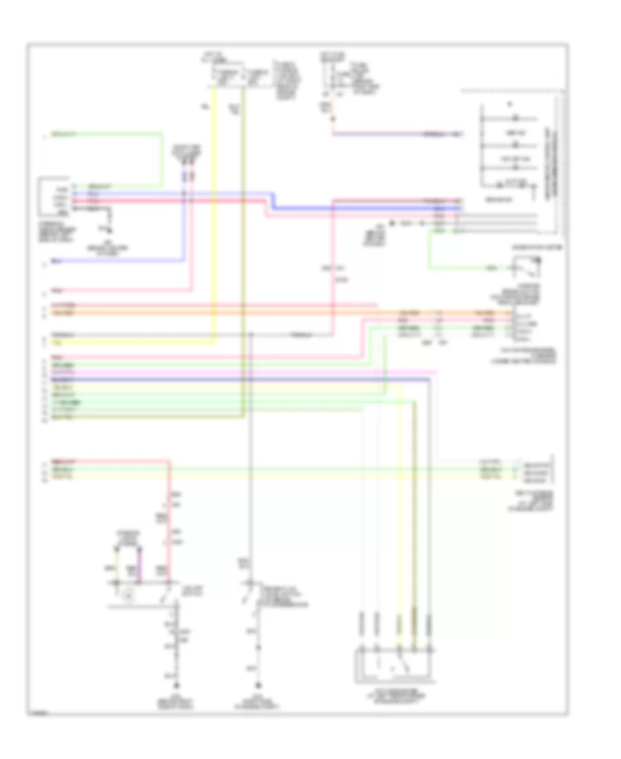 Anti lock Brakes Wiring Diagram 2 of 2 for Nissan Armada Platinum 2012