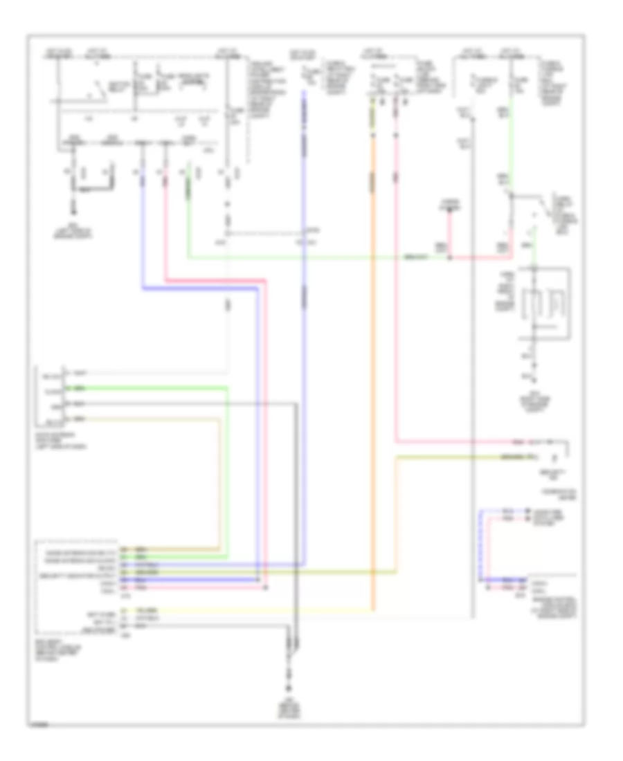 Immobilizer Wiring Diagram for Nissan Armada Platinum 2012