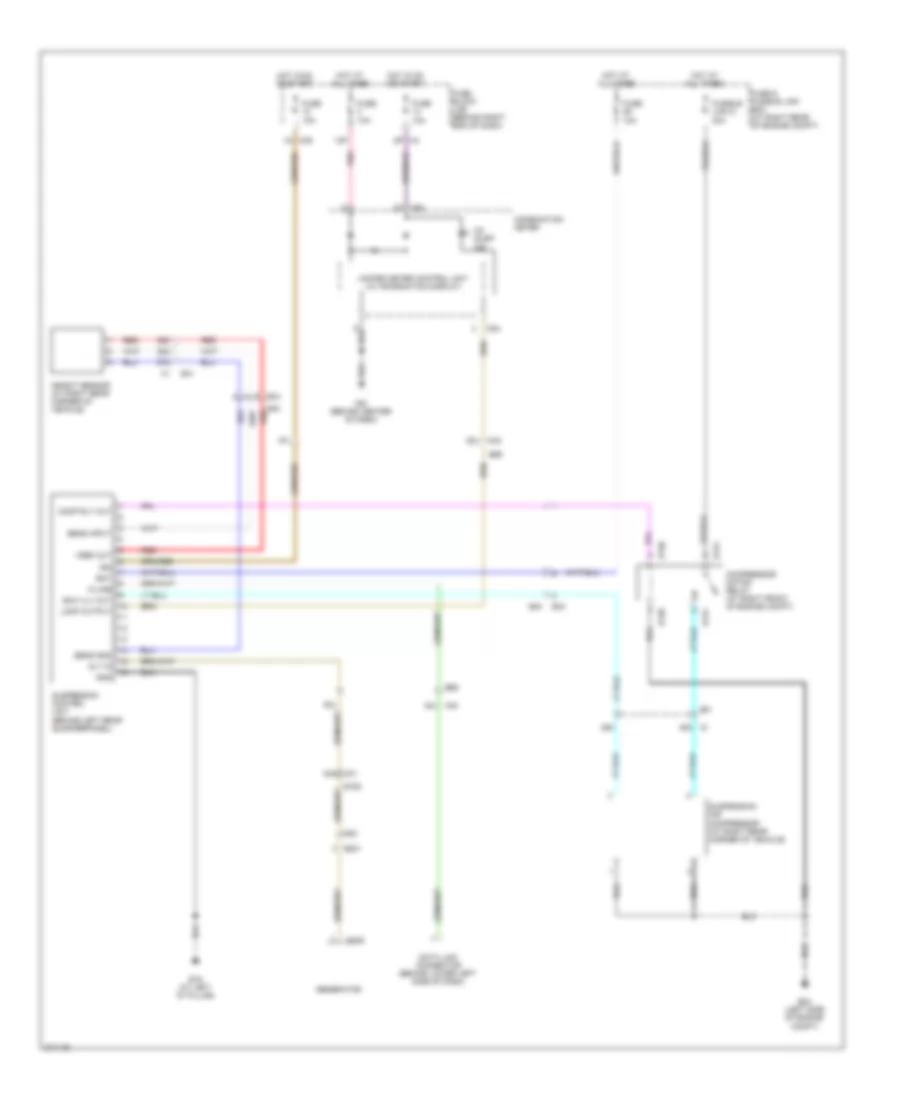 Electronic Suspension Wiring Diagram for Nissan Armada Platinum 2012