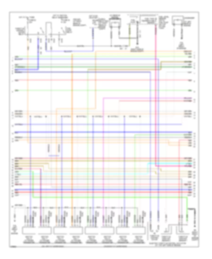 5.6L, Engine Performance Wiring Diagram (2 of 4) for Nissan Armada Platinum 2012