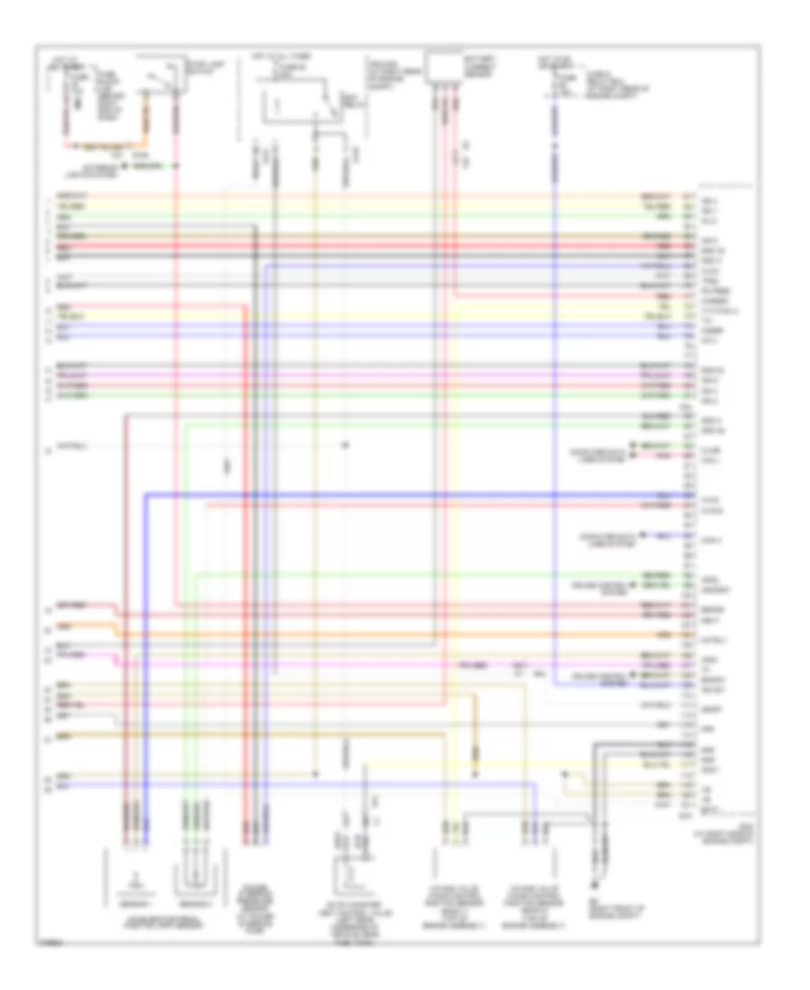 5.6L, Engine Performance Wiring Diagram (4 of 4) for Nissan Armada Platinum 2012
