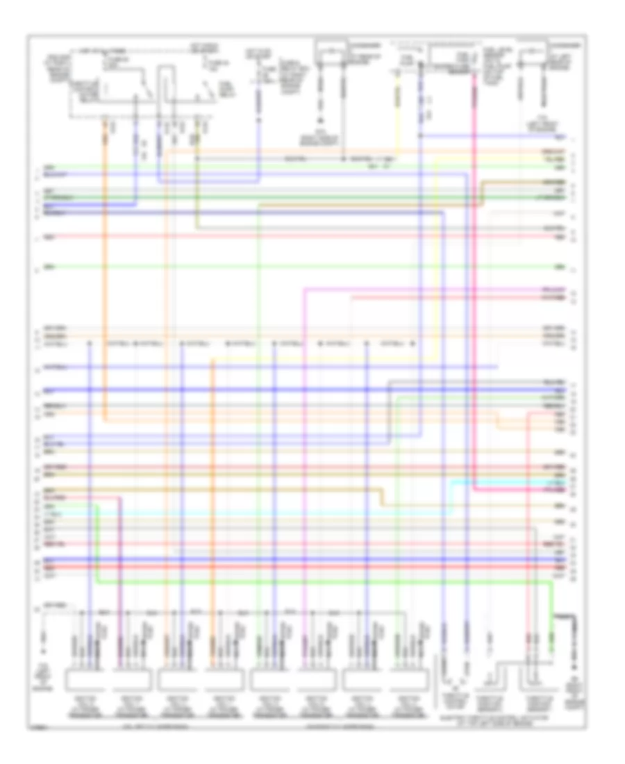 5.6L Flex Fuel, Engine Performance Wiring Diagram (2 of 4) for Nissan Armada Platinum 2012
