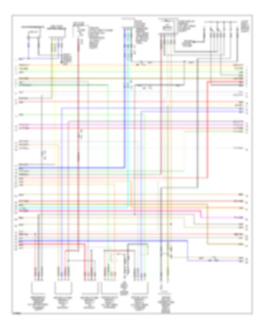 5.6L Flex Fuel, Engine Performance Wiring Diagram (3 of 4) for Nissan Armada Platinum 2012