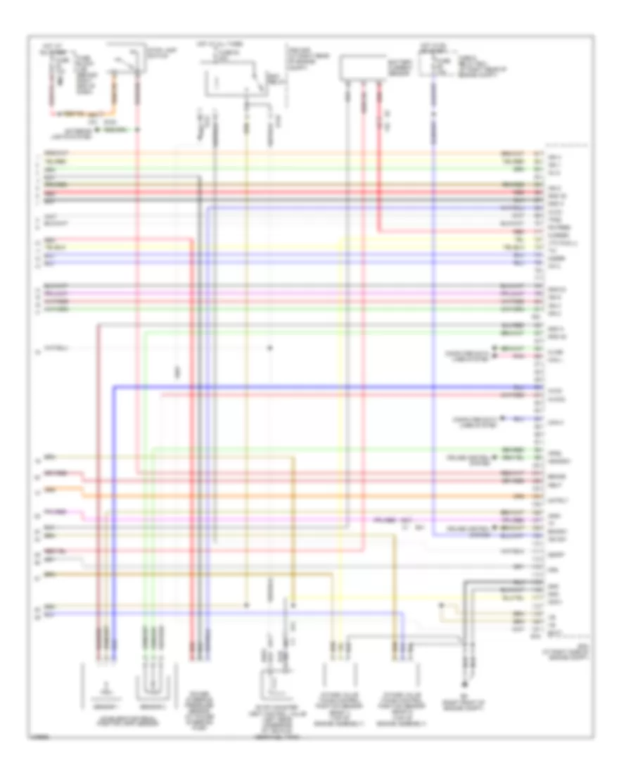 5.6L Flex Fuel, Engine Performance Wiring Diagram (4 of 4) for Nissan Armada Platinum 2012