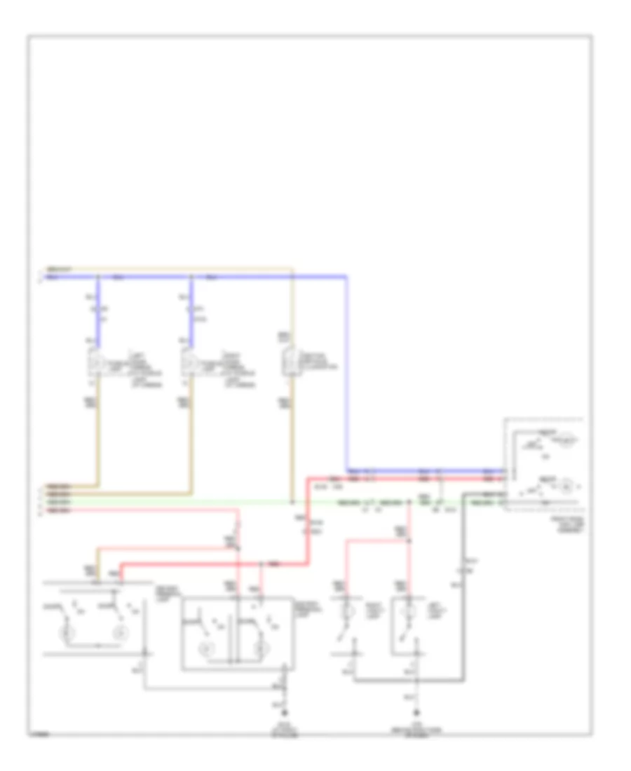 Courtesy Lamps Wiring Diagram 2 of 2 for Nissan Armada Platinum 2012