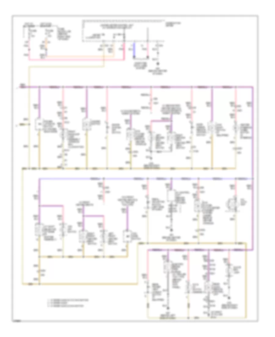 Instrument Illumination Wiring Diagram 2 of 2 for Nissan Armada Platinum 2012