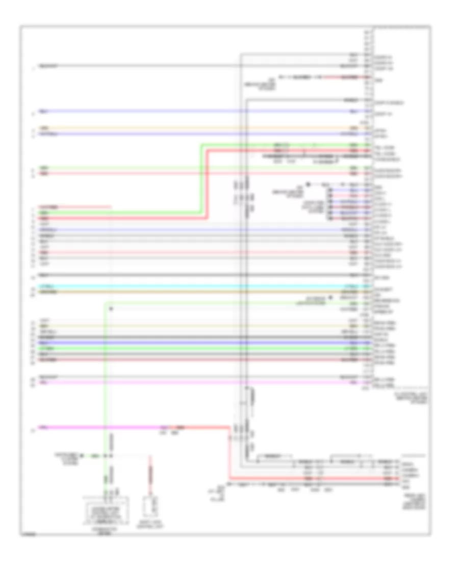 Bose Radio Wiring Diagram without Navigation 5 of 5 for Nissan Armada Platinum 2012