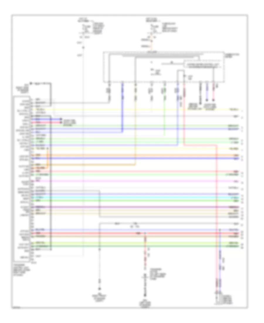 4WD Wiring Diagram 1 of 2 for Nissan Armada Platinum 2012