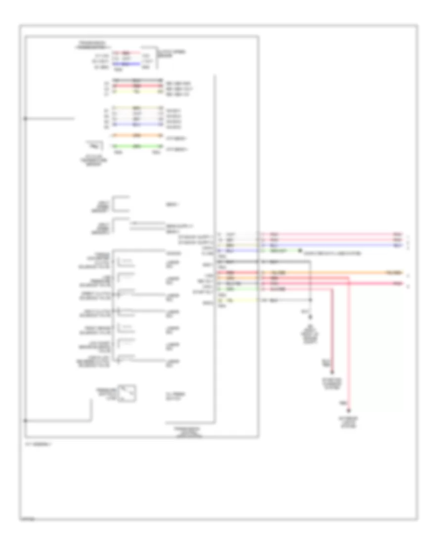 A T Wiring Diagram 1 of 2 for Nissan Armada Platinum 2012