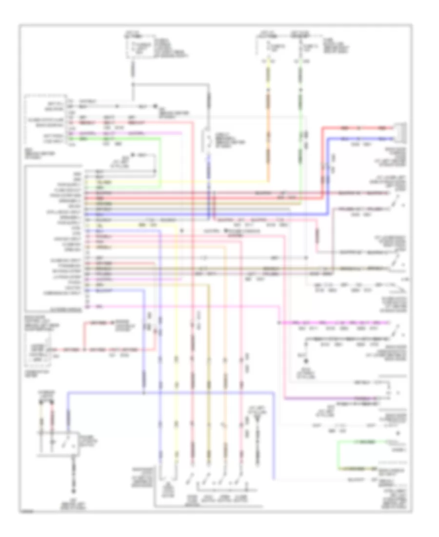 Automatic Back Door Wiring Diagram for Nissan Armada Platinum 2012