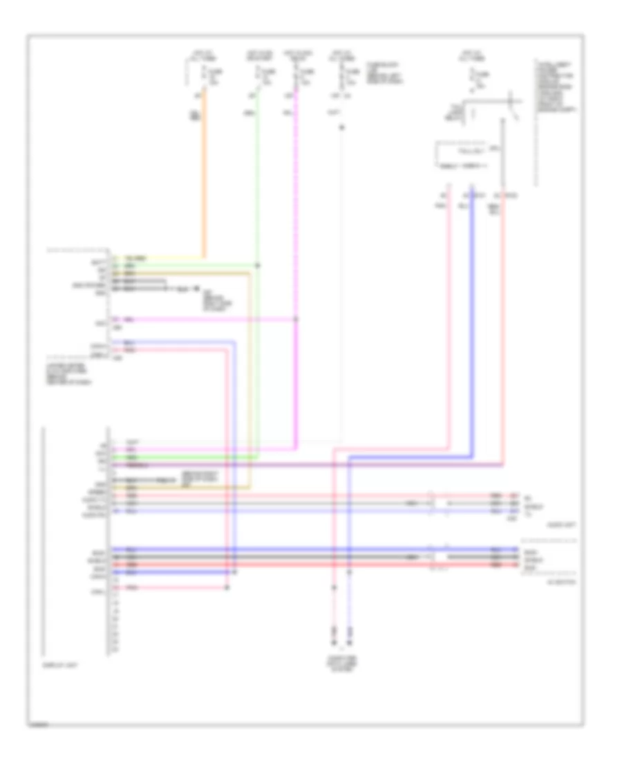 Instrument Cluster Wiring Diagram 2 of 2 for Nissan Maxima SE 2005
