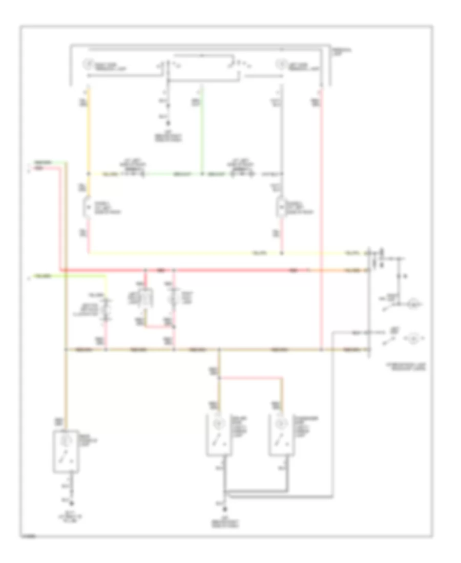 Courtesy Lamps Wiring Diagram (2 of 2) for Nissan Maxima SE 2005