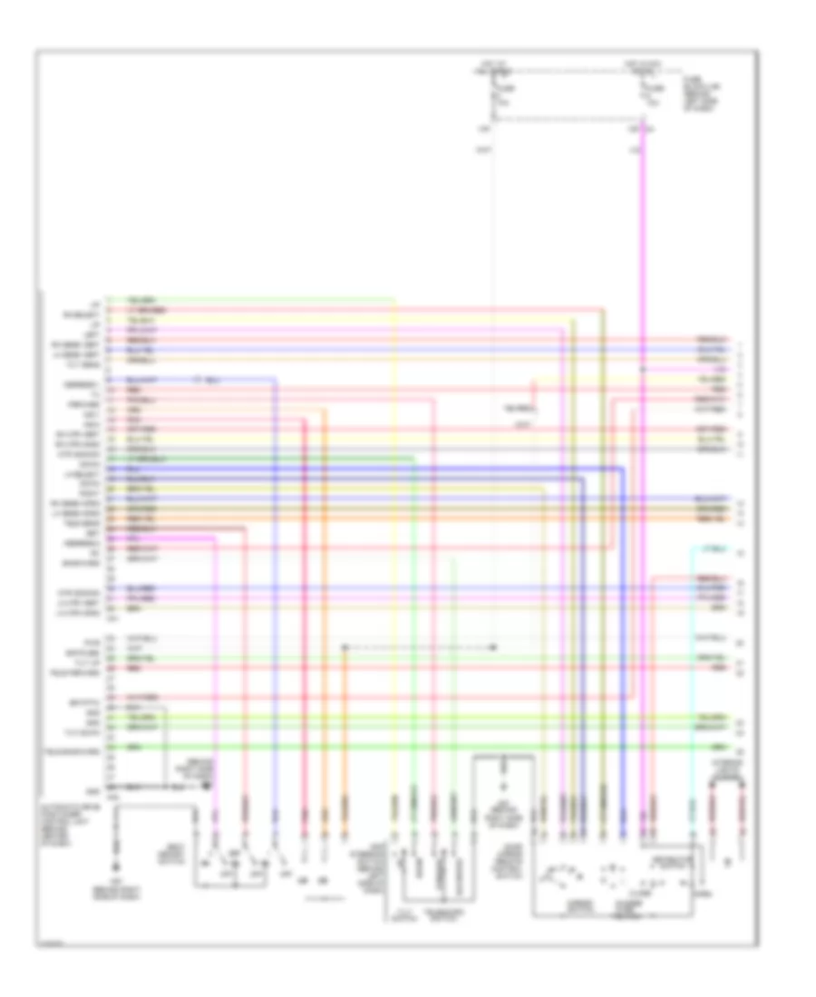 Memory Systems Wiring Diagram 1 of 3 for Nissan Maxima SE 2005