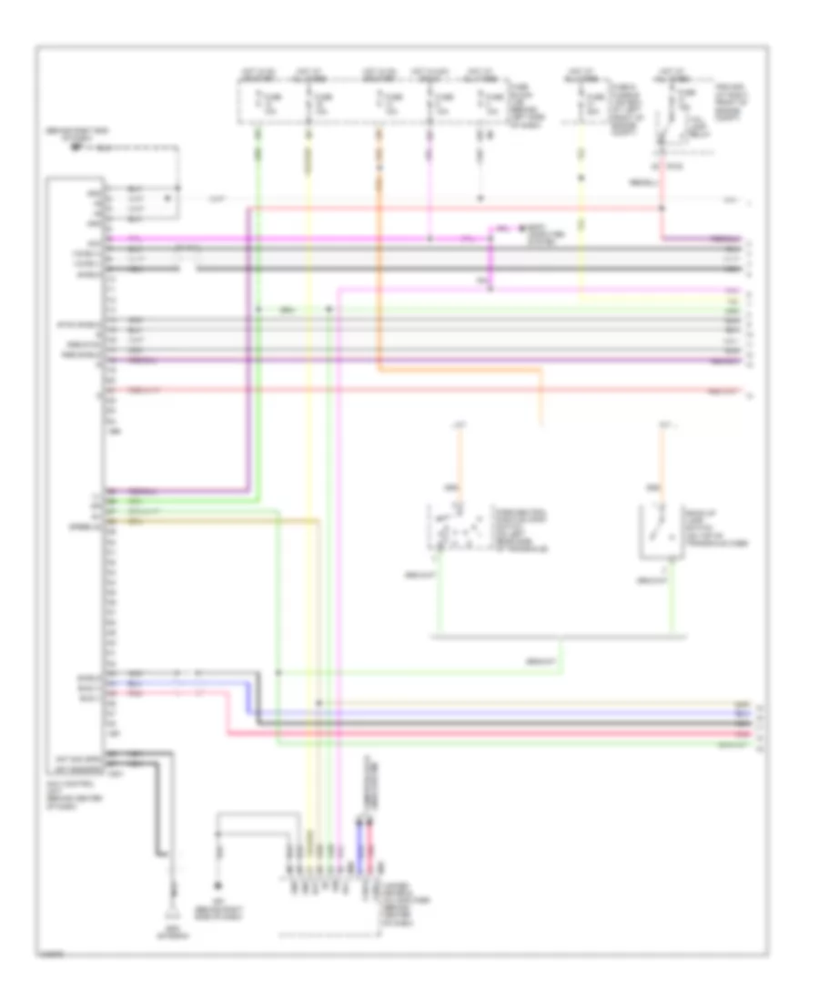 Navigation Wiring Diagram 1 of 2 for Nissan Maxima SE 2005