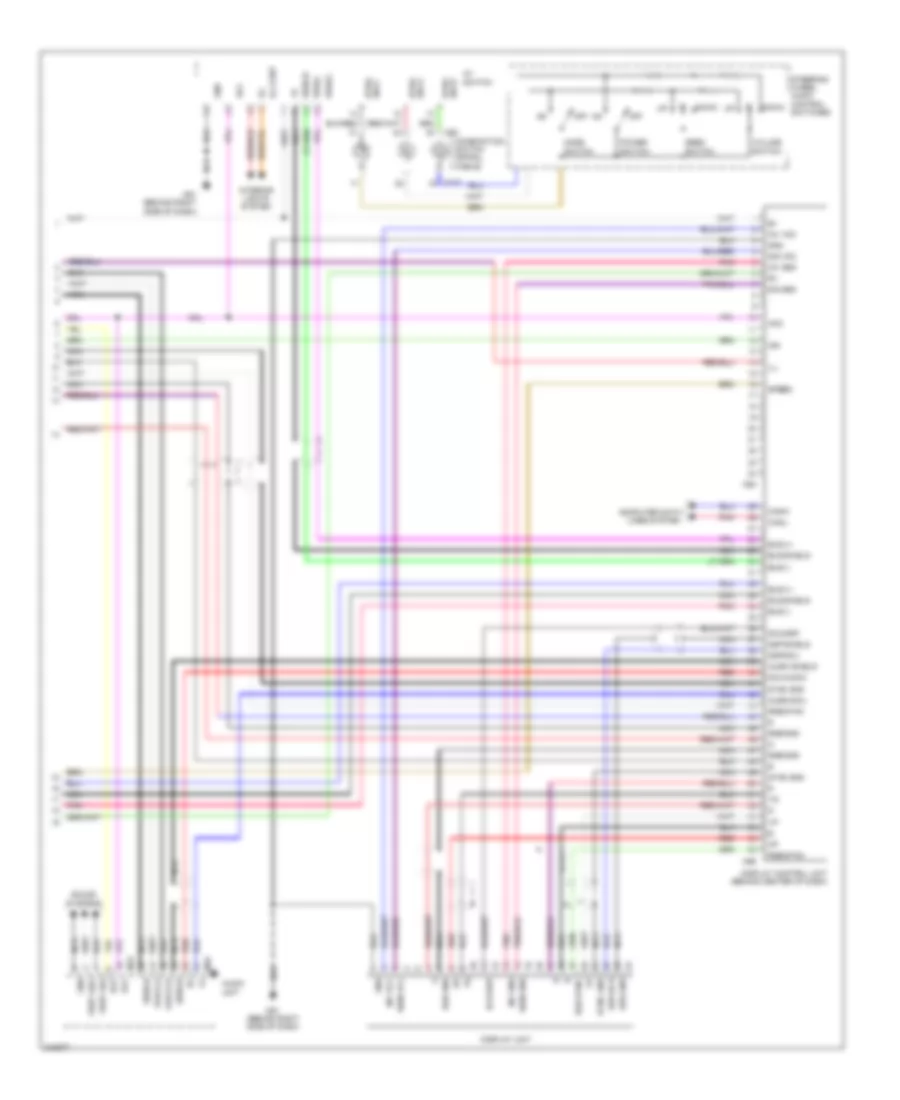 Navigation Wiring Diagram (2 of 2) for Nissan Maxima SE 2005