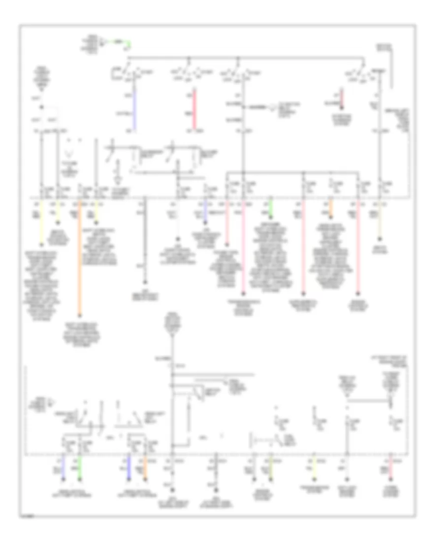 Power Distribution Wiring Diagram 2 of 3 for Nissan Maxima SE 2005