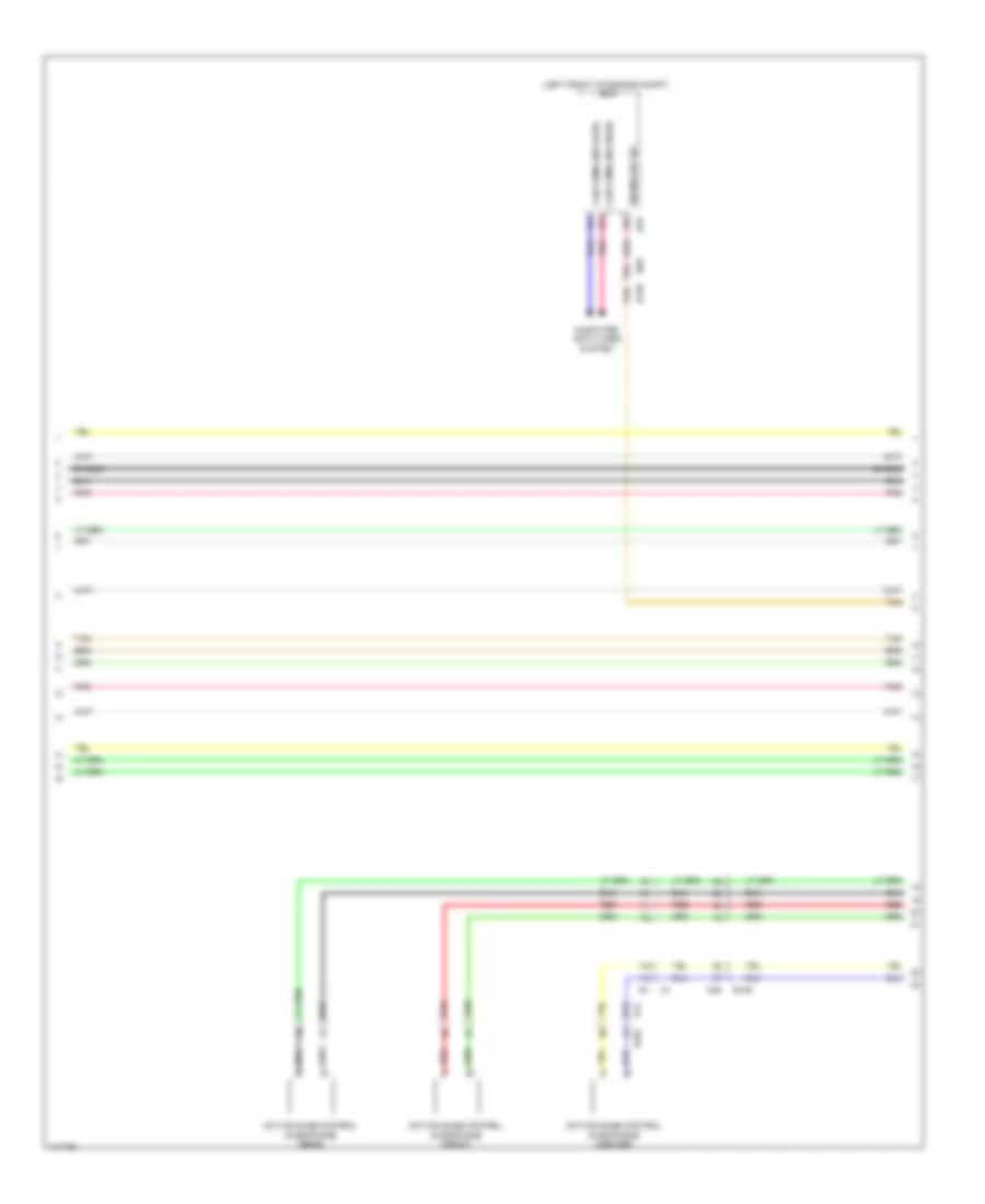 Radio Wiring Diagram, Base without Navigation (3 of 8) for Nissan Pathfinder SL 2014