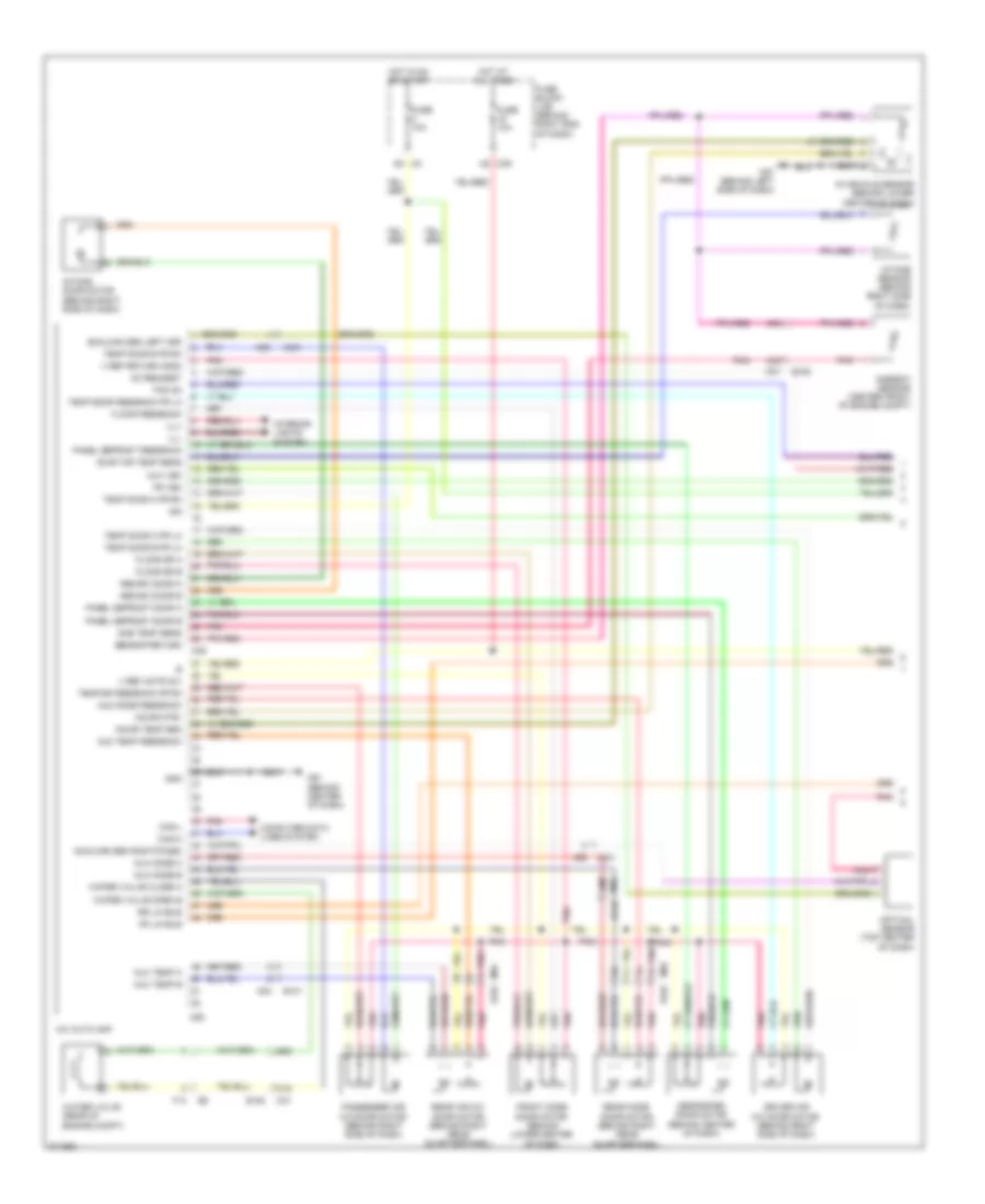 Automatic A C Wiring Diagram 1 of 3 for Nissan Armada SL 2012