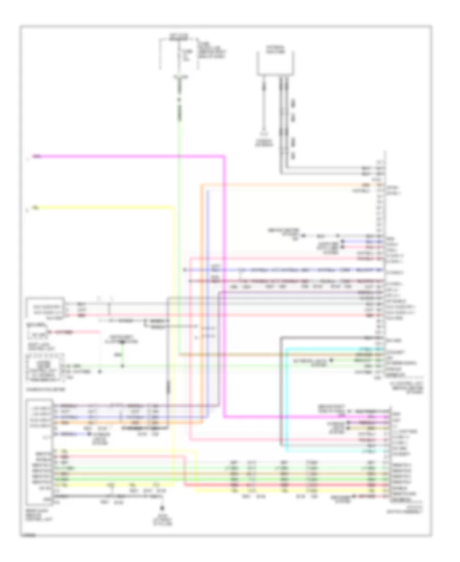 Base Radio Wiring Diagram (3 of 3) for Nissan Armada SL 2012