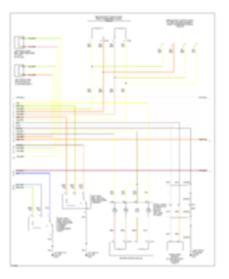 Supplemental Restraints Wiring Diagram (2 of 3) for Nissan Armada SL 2012