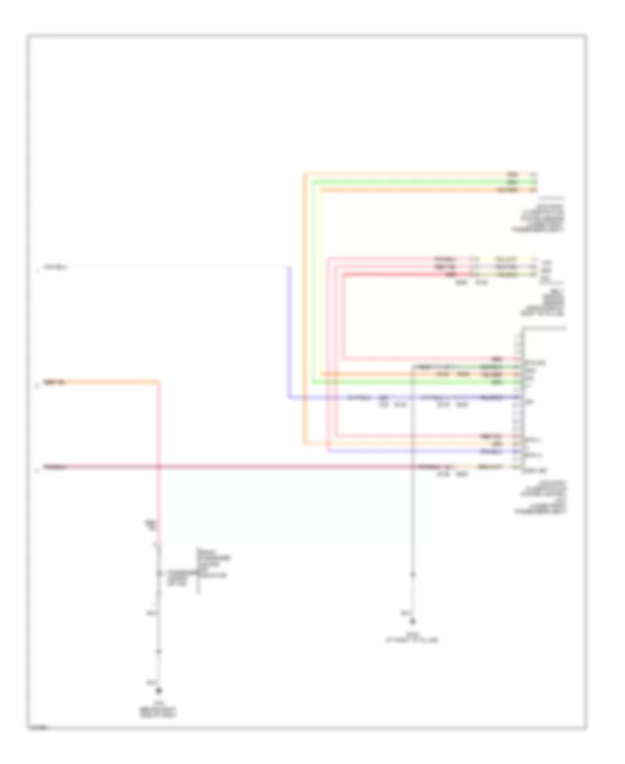 Supplemental Restraints Wiring Diagram (3 of 3) for Nissan Armada SL 2012