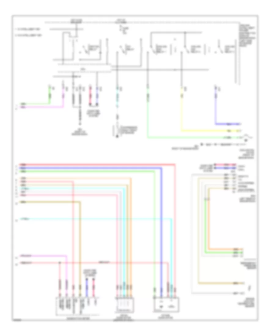 Automatic AC Wiring Diagram (2 of 2) for Nissan Cube 2010