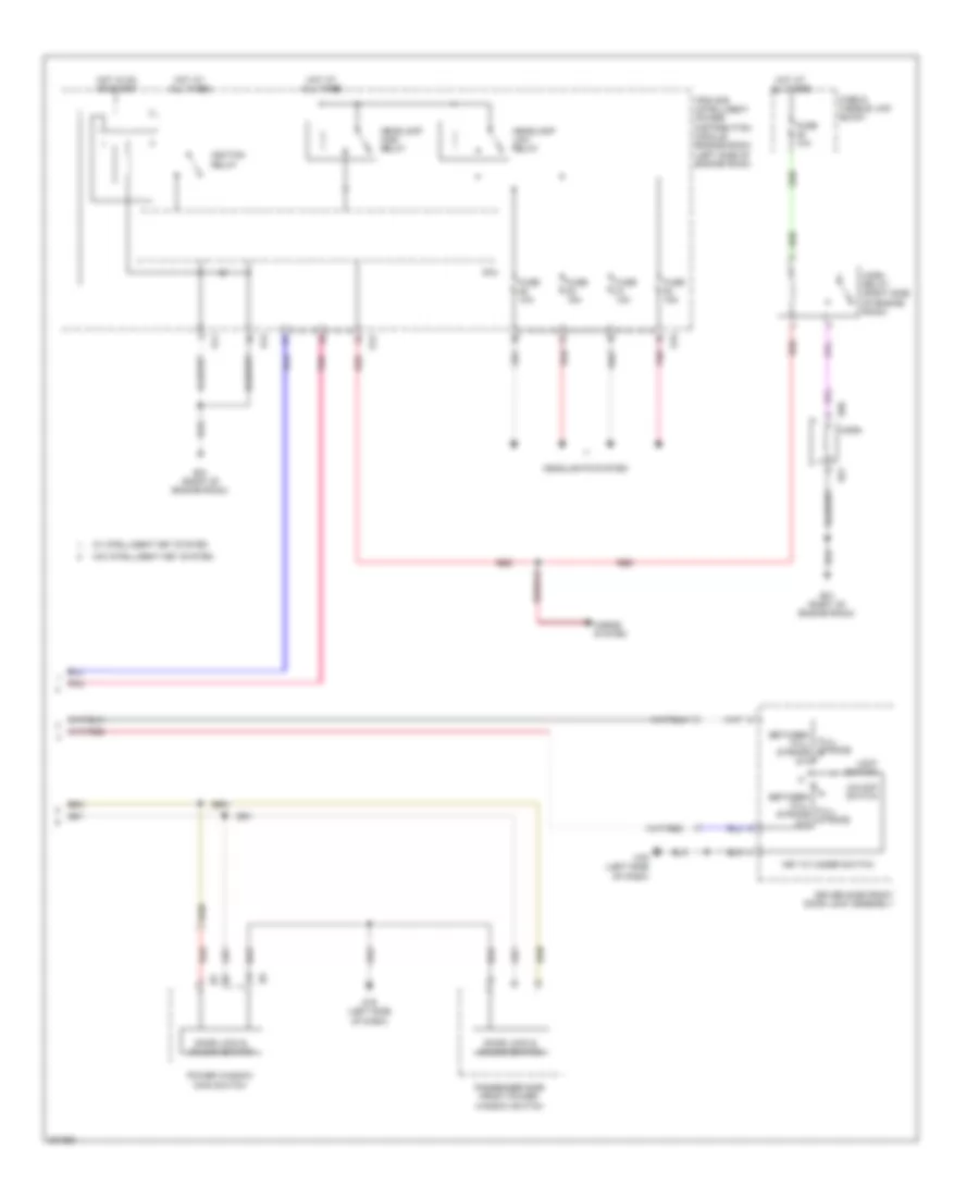 Forced Entry Wiring Diagram (2 of 2) for Nissan Cube 2010