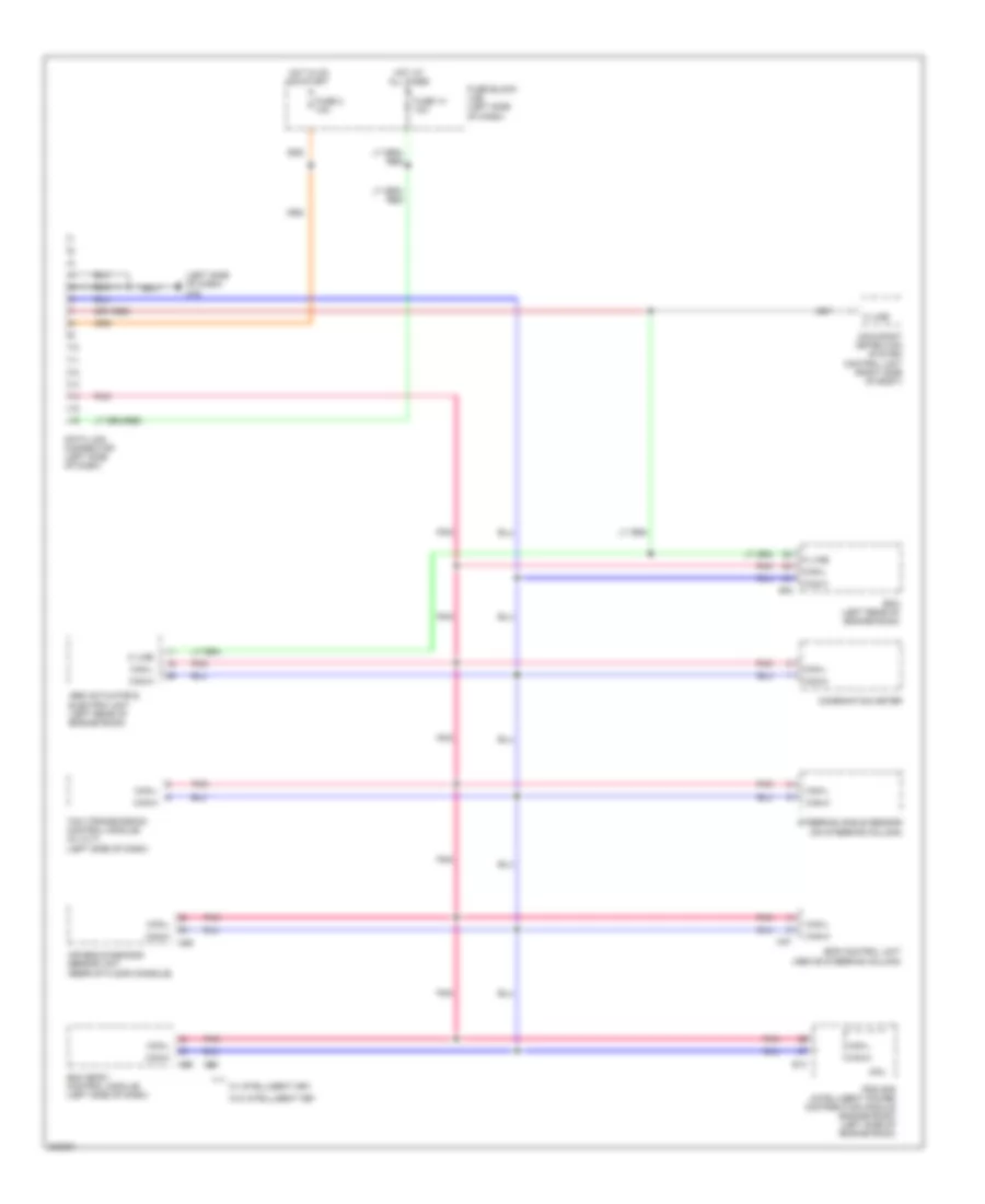 Computer Data Lines Wiring Diagram for Nissan Cube 2010