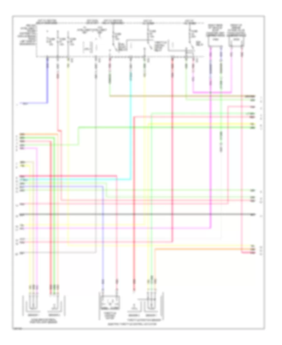 1.8L, Engine Performance Wiring Diagram (2 of 3) for Nissan Cube 2010