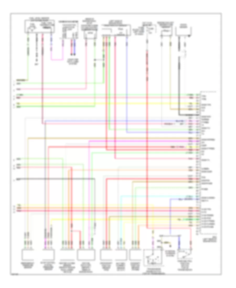 1.8L, Engine Performance Wiring Diagram (3 of 3) for Nissan Cube 2010